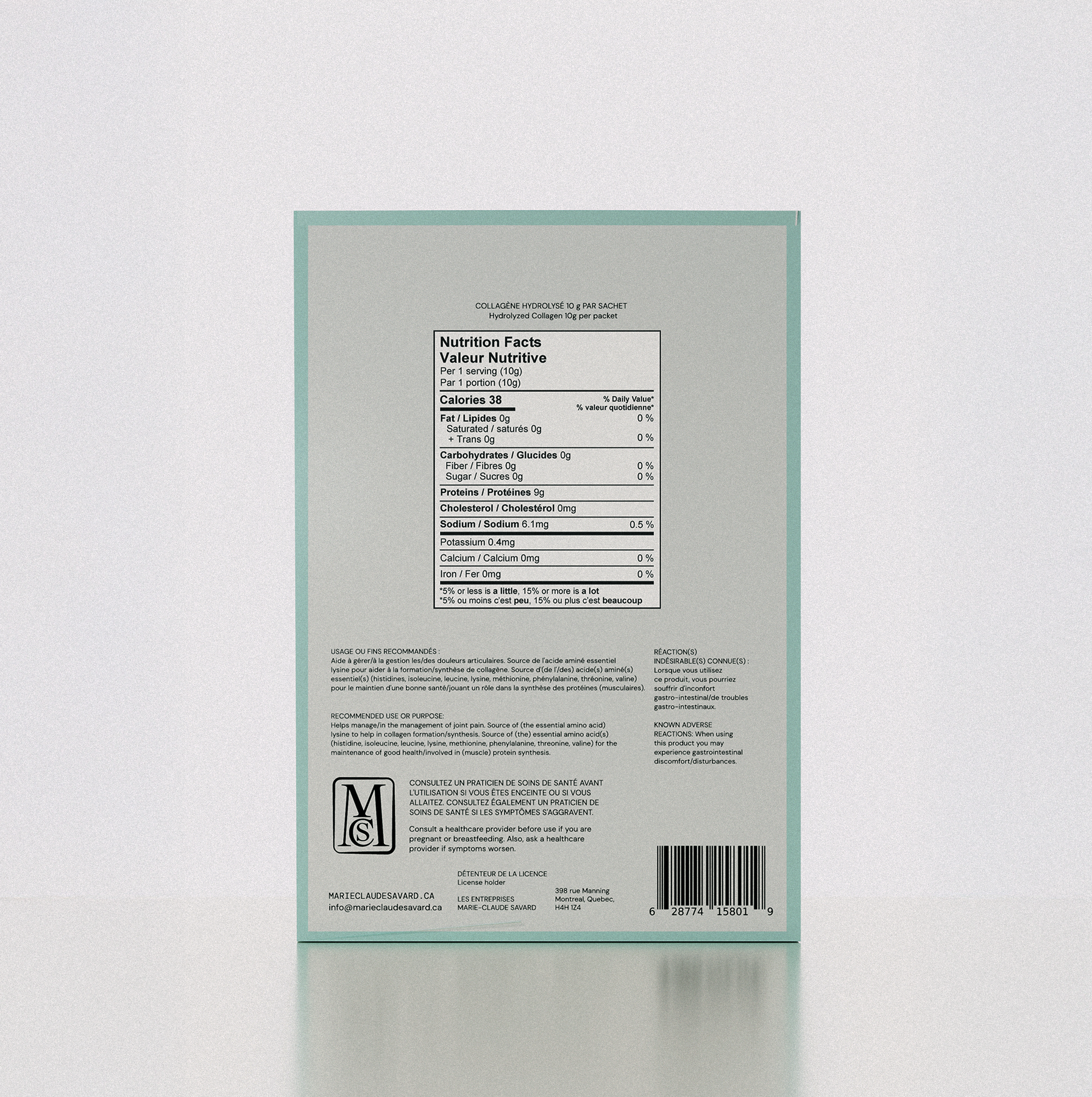 Collagène marin PURE - Boîte de 30 sachets