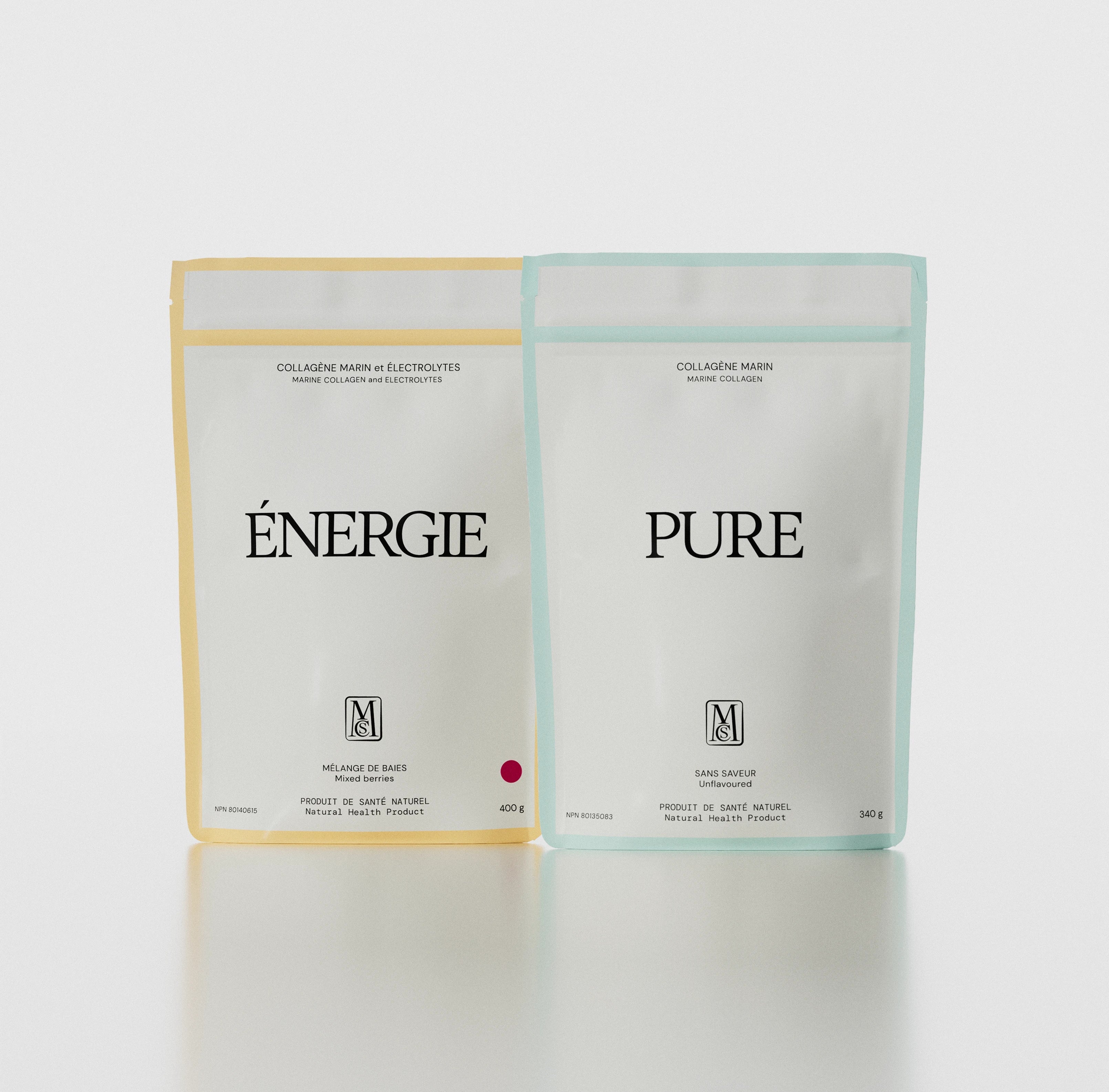 trio beauté mcs, collagène marin pure, vitamine c et biotine, compléments alimentaires naturels