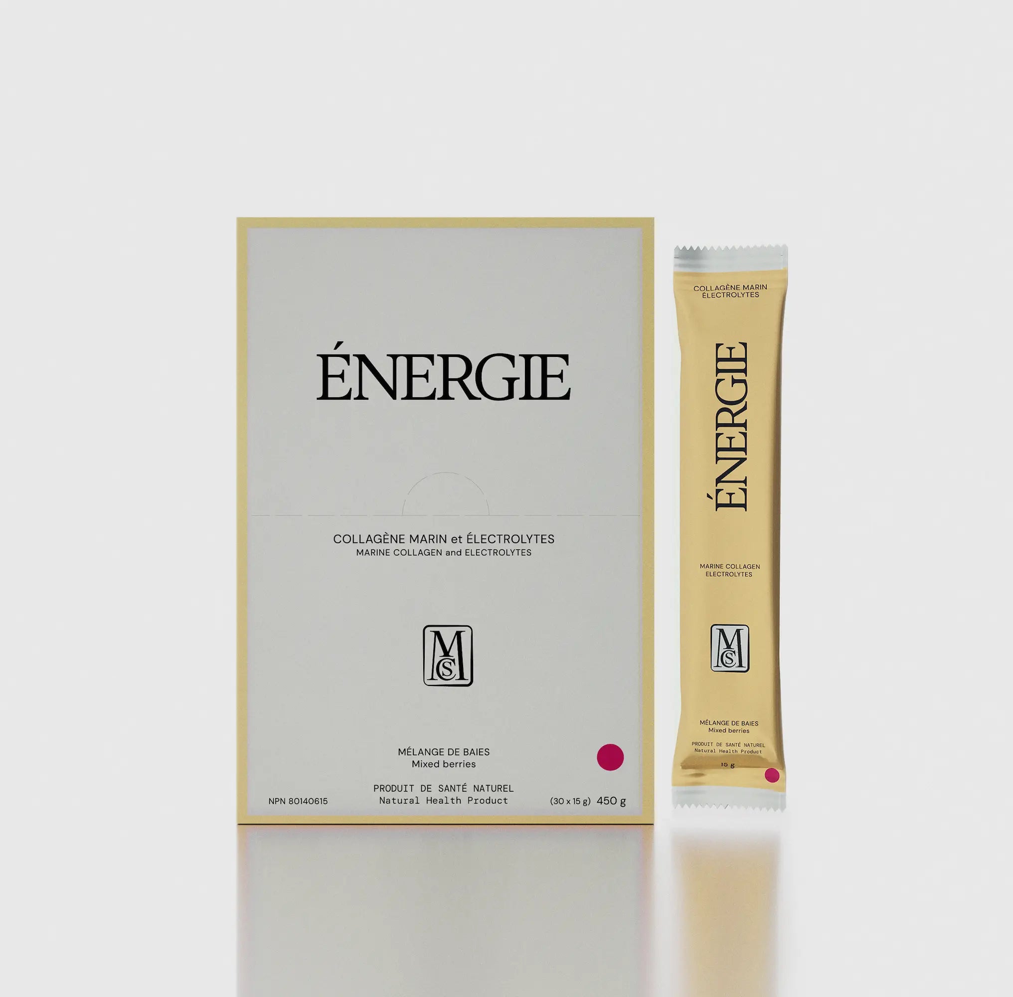 Collagène marin et électrolytes ÉNERGIE - Boîte de 30 sachets