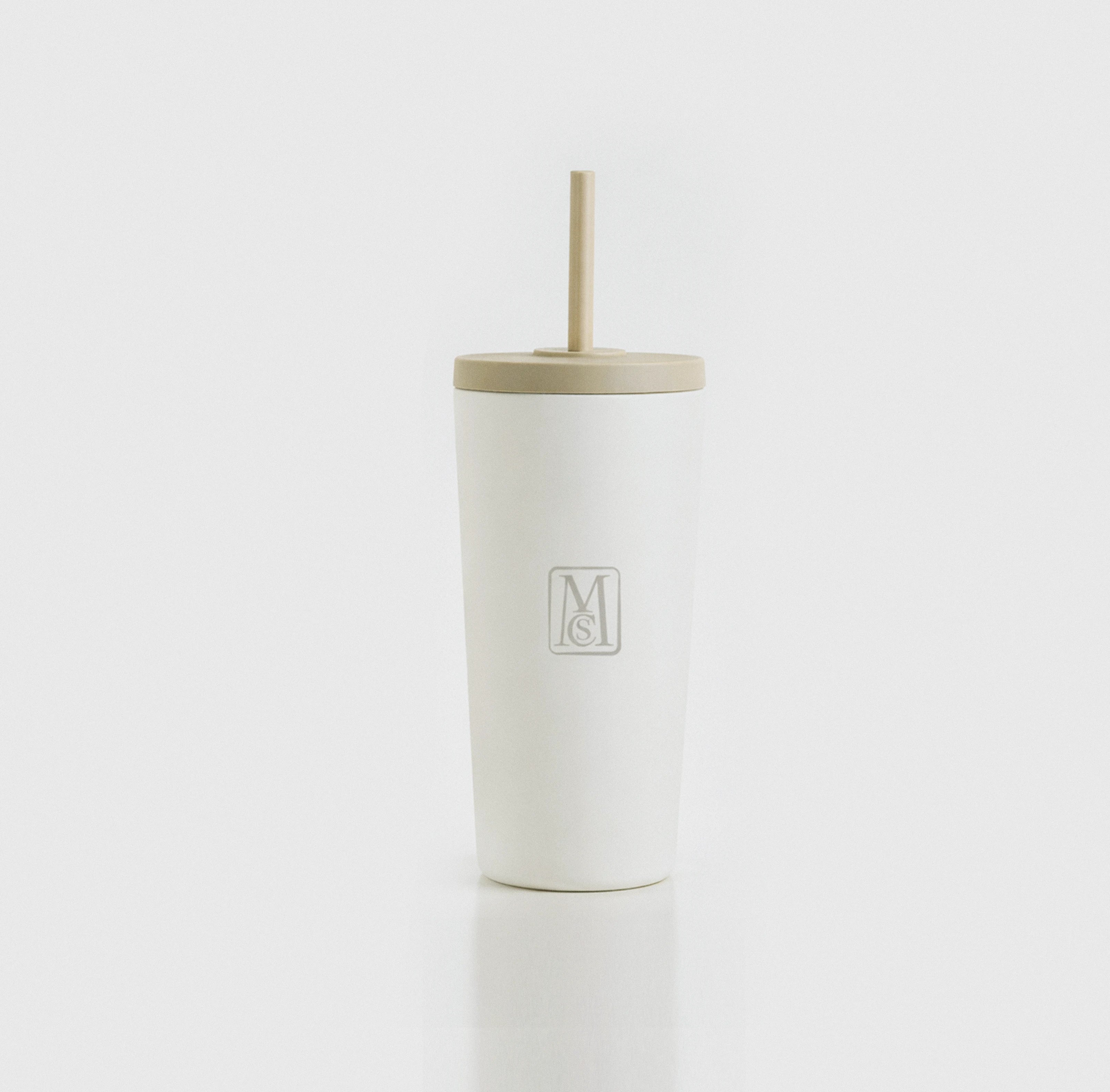 Bouteille blanche réutilisable MCS pour préparer son collagène marin
