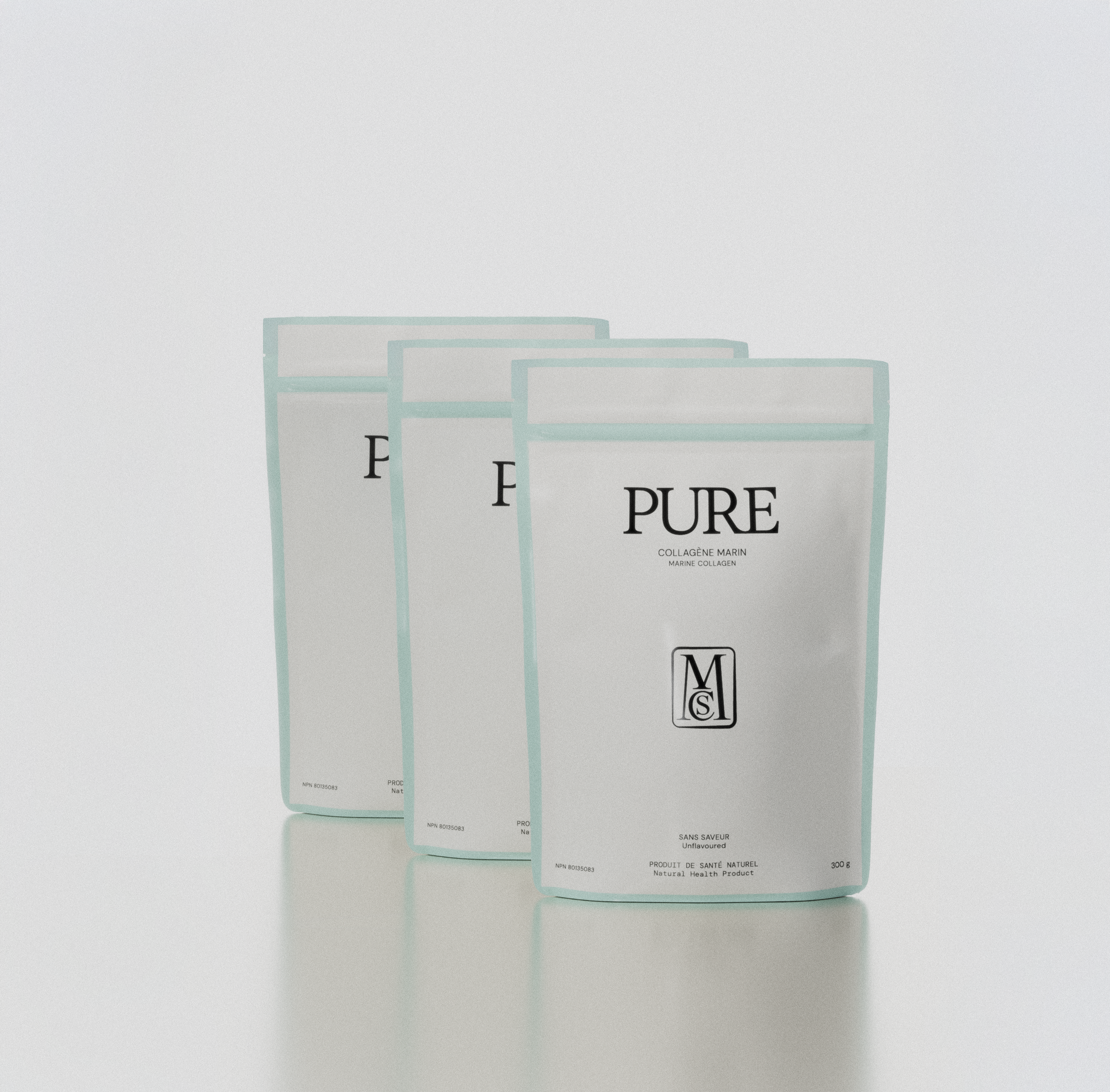 3 sacs de collagène marin PURE