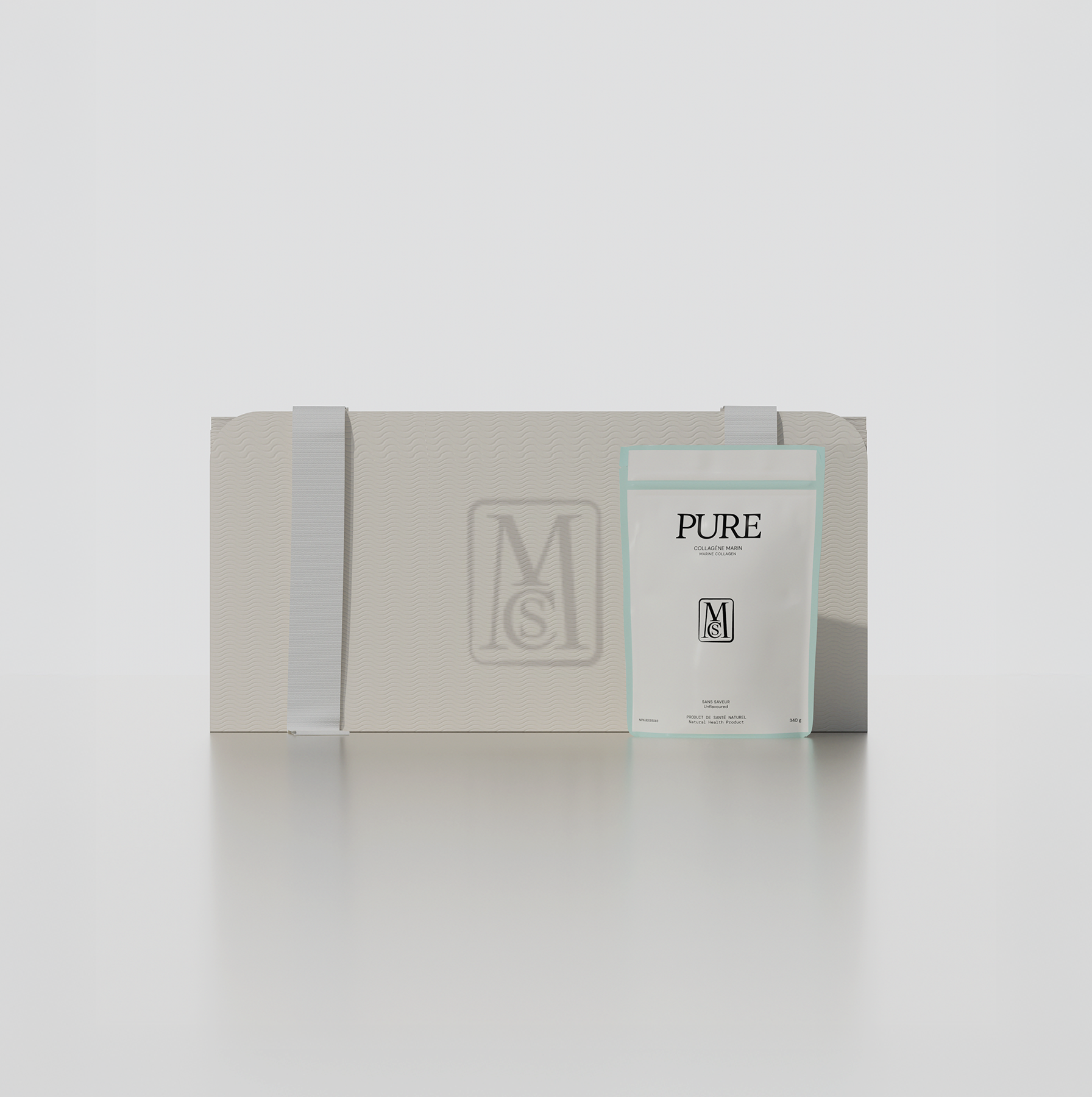 Coffret 3: Collagène marin PURE + Tapis de yoga pliable