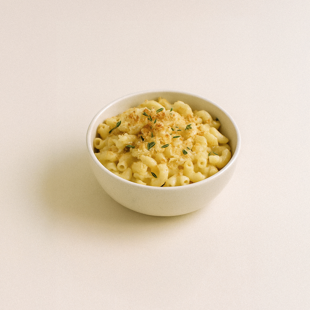 Macaroni décadent au fromage au collagène marin. Recette de Marie-Claude Savard.